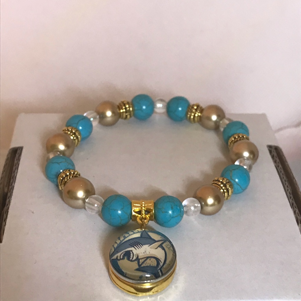 Shark Charm Bracelet